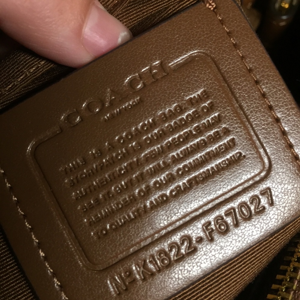 Coach Signature Brown Mini Sierra Satchel (unused) - Picture 2 of 3